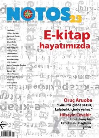 Notos Öykü İki Aylık Edebiyat Dergisi Sayı: 23 – Notos Öykü Dergisi kitap kapağı
