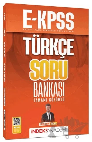 2026 E-KPSS Türkçe Soru Bankası Çözümlü – Yusuf Emre Aslan – İndeks Akademi Yayıncılık kitap kapağı