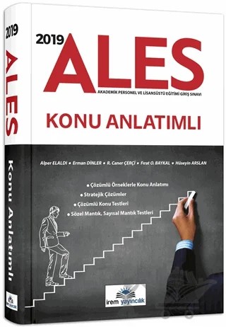2019 ALES Konu Anlatımlı – Kolektif – İrem Yayıncılık kitap kapağı