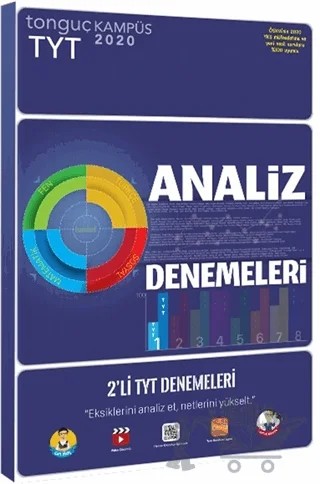 TYT Analiz Denemeleri (2'li TYT Denemeleri) – Kolektif – Tonguç Akademi kitap kapağı