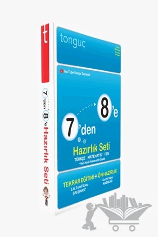 7'den 8'e Hazırlık Seti – Kolektif – Tonguç Akademi kitap kapağı