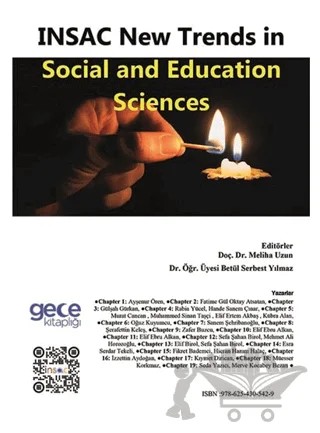İNSAC New Trends in Social and Education Sciences – Betül Serbest Yılmaz, Meliha Uzun – Gece Kitaplığı kitap kapağı