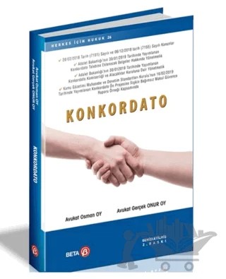 Konkordato – Gerçek Onur Oy, Osman Oy – Beta Yayınevi kitap kapağı
