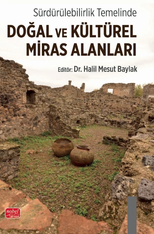 Sürdürülebilirlik Temelinde Doğal ve Kültürel Miras Alanları – Abdullah Küçükkılıç, Ayşe Deliormanlı, Begüm Canel Engin, Halil Mesut Baylak, İsmail Eraslan, Oğuz Han Kuru, Segah Yeşilyurt, Selin Doğan, Semahat Göker Özyürek, Sezgin Yıldız – Nobel Bilimsel Eserler kitap kapağı