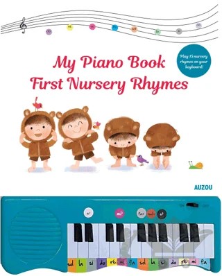 My Piano Book: Nursery Rhymes – S. Braun – Auzou Books kitap kapağı