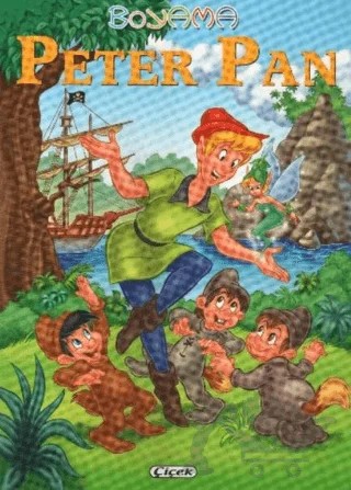 Periler ve Prensesler Boyama Peter Pan – Kolektif – Çiçek Yayıncılık kitap kapağı