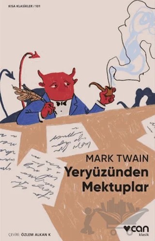 Yeryüzünden Mektuplar – Mark Twaın – Can Yayınları kitap kapağı