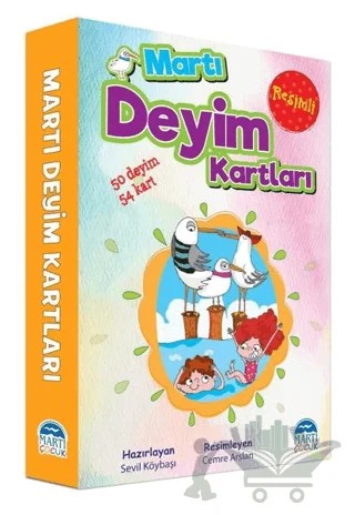 Resimli Deyim Kartları – Sevil Köybaşı – Martı Çocuk Yayınları kitap kapağı