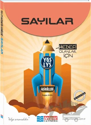 YGS LYS Matematik Fasikülleri Sayılar – Doğan Kaya – Evrensel İletişim Yayınları kitap kapağı