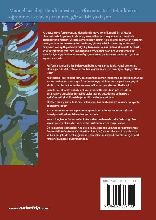 Kas Testi: Manual Değerlendirme Teknikleri – Nobel Tıp Kitabevleri kitap kapağı