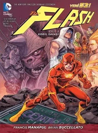 Flash Cilt 3: Goril Savaşı – Brian Buccellato, Francis Manapul – Arka Bahçe Yayıncılık kitap kapağı