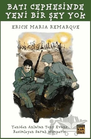 Batı Cephesinde Yeni Bir Şey Yok – Erich Maria Remarque – Kaknüs Genç kitap kapağı