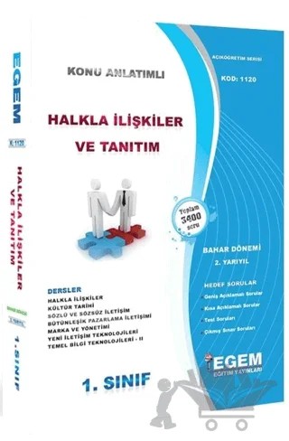 1. Sınıf 2. Yarıyıl Halkla İlişkiler ve Tanıtım Konu Anlatımlı Hedef Sorular – Kolektif – Egem Eğitim Yayınları kitap kapağı
