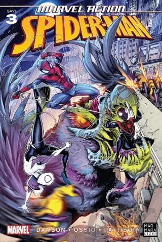 Marvel Action Spiderman 3 – Delilah S. Dawson – Marmara Çizgi kitap kapağı