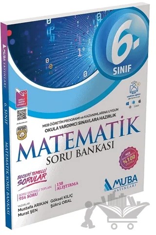 6. Sınıf Matematik Soru Bankası – Kolektif – Muba Yayınları kitap kapağı