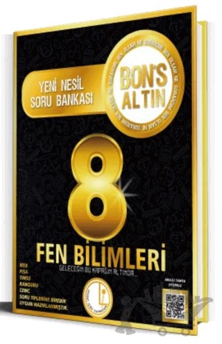 Levent İçöz 8. Sınıf Fen Bilimleri Bons Altın Soru Bankası – Kolektif – Bons Yayınları kitap kapağı