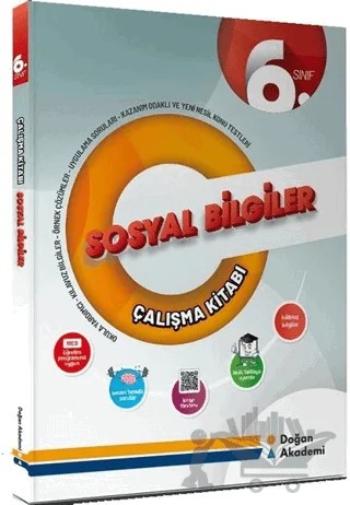 6. Sınıf Sosyal Bilgiler Çalışma Kitabı – Kolektif – Doğan Akademi kitap kapağı
