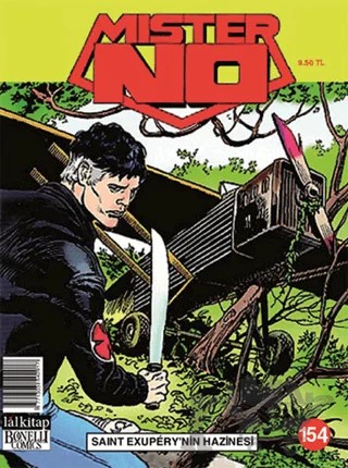 Mister No Sayı: 154 - Saint Exupery'nin Hazinesi – Lal Kitap kitap kapağı