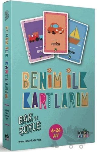 Benim İlk Kartlarım – Kolektif – limonKIDS kitap kapağı