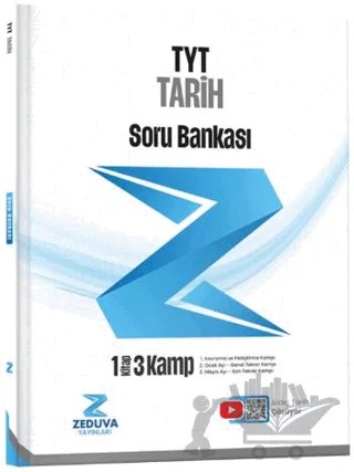 Ardıç Tarih TYT Tarih 1 Kitap 3 Kamp Soru Bankası – Soner Ardıç – Zeduva Yayınları kitap kapağı