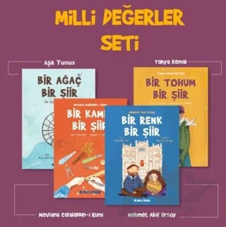 Milli Değerler Seti - İlkokul Okuma Seti – Fatma Kübra Kaya – Multibem Yayınları kitap kapağı
