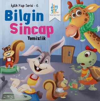 Bilgin Sincap - Temizlik – Future Co – Dörtgöz Yayınları kitap kapağı