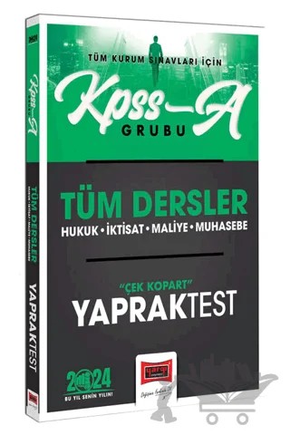 2024 KPSS A Grubu Tüm Dersler Çek Kopart Yaprak Test – Kolektif – Yargı Yayınevi kitap kapağı