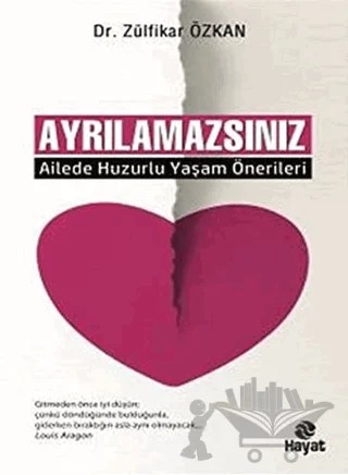 Ayrılamazsınız – Zülfikar Özkan – Hayat Yayınları kitap kapağı