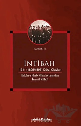 İntibah – İsmail Zühdi – Şehir Yayınları kitap kapağı