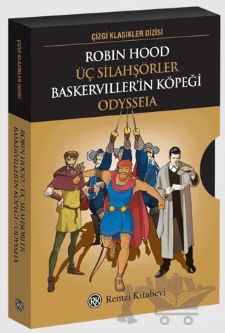 Çizgi Klasikler Dizisi (4 Kitap Kutulu) – Kolektif – Remzi Kitabevi kitap kapağı