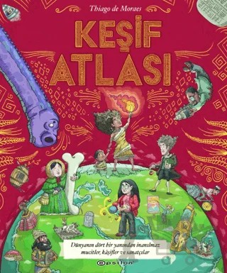 Keşif Atlası – Thiago De Moraes – Epsilon Yayınevi kitap kapağı