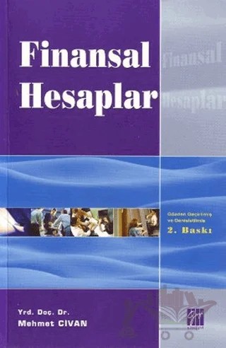 Finansal Hesaplar – Mehmet Civan – Gazi Kitabevi kitap kapağı