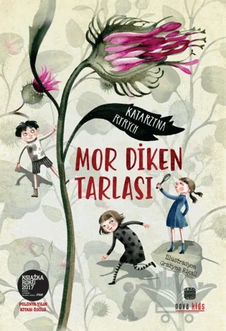 Mor Diken Tarlası – Katarzyna Ryrych – Nova Kids kitap kapağı