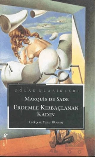 Erdemle Kırbaçlanan Kadın – Marquis de Sade – Oğlak Yayıncılık kitap kapağı