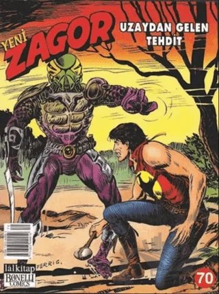 Yeni Zagor Sayı: 70 Uzaydan Gelen Tehdit – Lal Kitap kitap kapağı