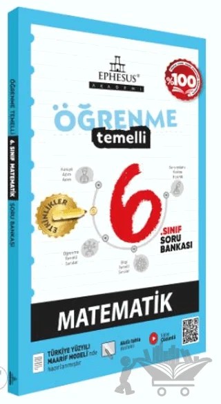 6. Sınıf Öğrenme Temelli Matematik Soru Bankası – Kolektif – Ephesus Akademi kitap kapağı
