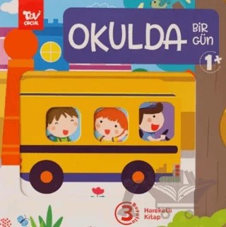 Hareketli 3d Kitap Okulda Bir Gün – Kolektif – Türkiye Diyanet Vakfı Yayınları kitap kapağı