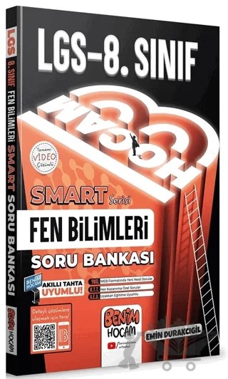 2022 LGS Fen Bilimleri Smart Soru Bankası – Emin Durakçıgil – Benim Hocam Yayınları kitap kapağı