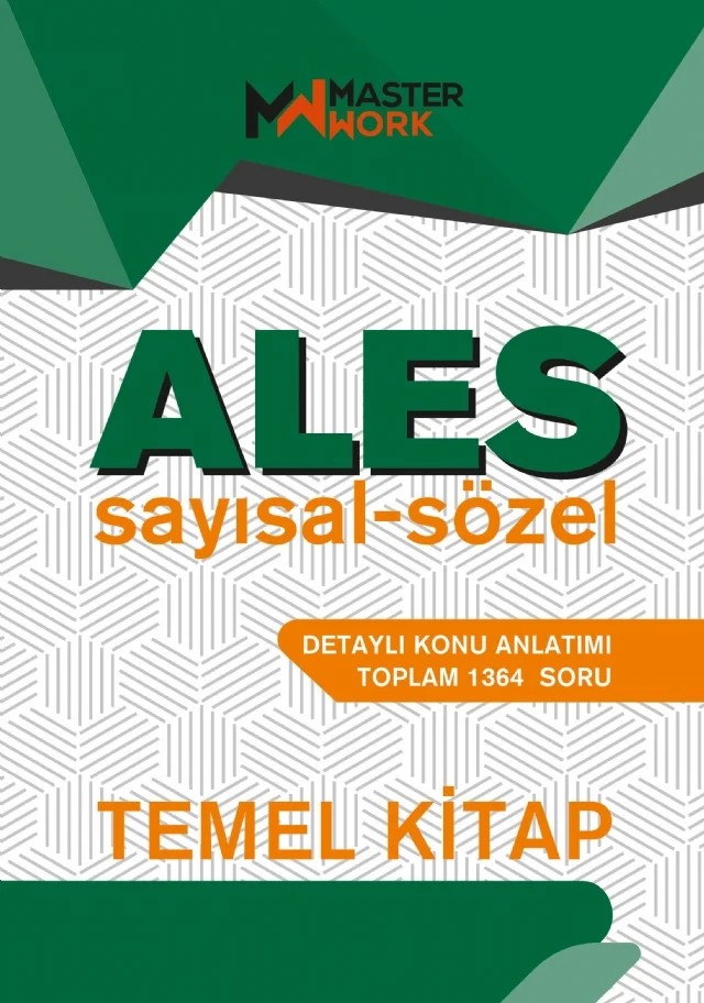 ALES Temel Kitap / Sayısal-Sözel Detaylı Konu Anlatımı – Komisyon – MasterWork kitap kapağı