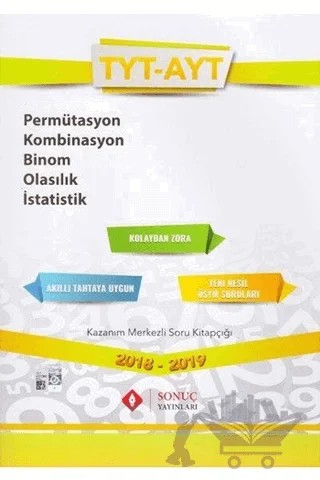 TYT AYT Permütasyon Kombinasyon Binom Olasılık İstatistik – Kolektif – Sonuç Yayınları kitap kapağı