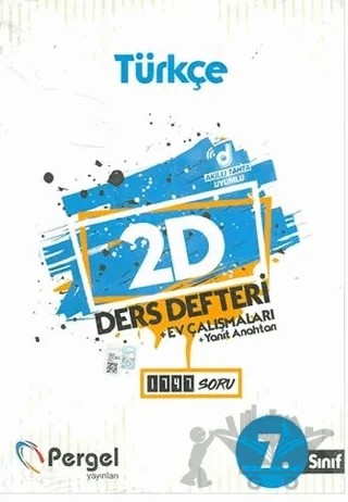 7. Sınıf 2022 Türkçe 2D – Kolektif – Pergel Yayınları kitap kapağı