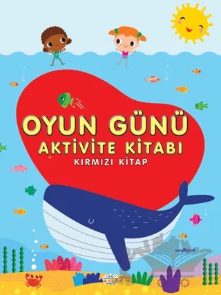 Oyun Günü Aktivite Kitabı Kırmızı Kitap – Kolektif – 0-6 Yaş Yayınları kitap kapağı