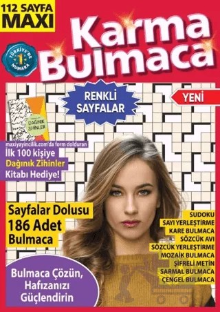 Maxi Karma Bulmaca 24 – Bertan Kodamanoğlu – Maxi Yayıncılık kitap kapağı