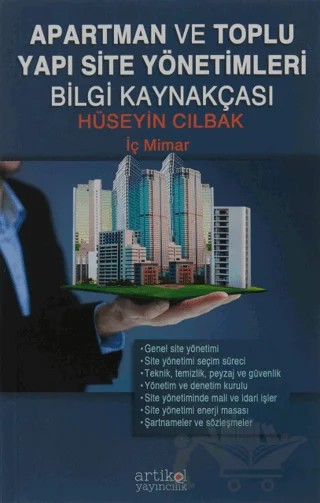 Apartman ve Toplu Yapı Site Yönetimleri Bilgi Kaynakçası – Hüseyin Cılbak – Artikel Yayıncılık kitap kapağı