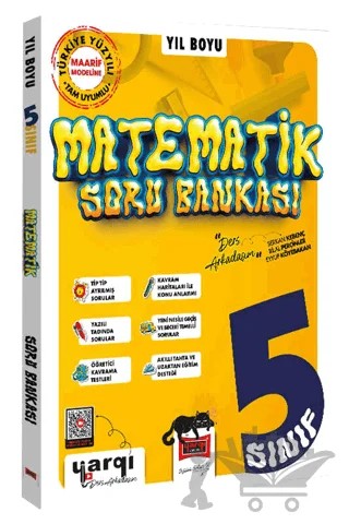 5. Sınıf Matematik Yıl Boyu Soru Bankası – Kolektif – Yargı Yayınevi kitap kapağı