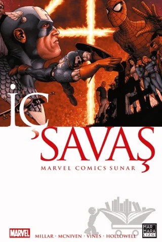 İç Savaş – Mark Millar – Marmara Çizgi kitap kapağı