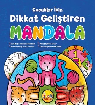 Çocuklar İçin Dikkat Geliştiren Mandala – Kolektif – Bıcırık Yayınları kitap kapağı