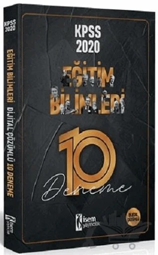 2020 KPSS Eğitim Bilimleri 10 Deneme Dijital Çözümlü – Kolektif – İSEM Yayıncılık kitap kapağı