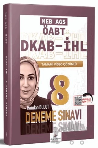 2026 MEB AGS ÖABT DKAB İHL Tamamı Video Çözümlü 8 Deneme Sınavı – Handan Bulut – Dizgi Kitap kitap kapağı