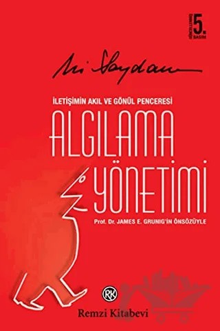 Algılama Yönetimi – Ali Saydam – Remzi Kitabevi kitap kapağı